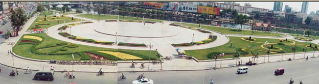 Weifang City bailonghe Music Fountain Square